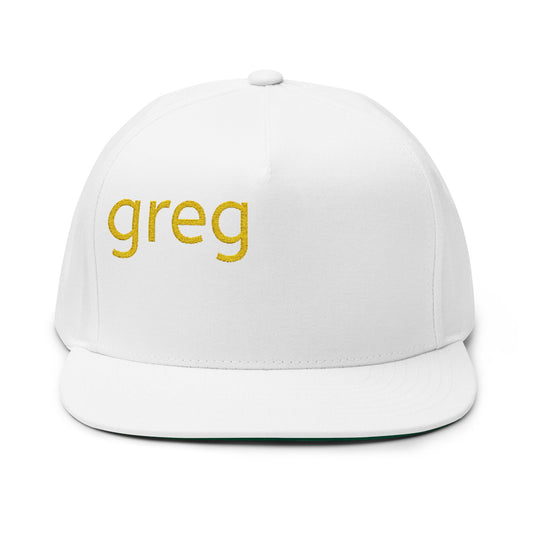 yellow greg hat