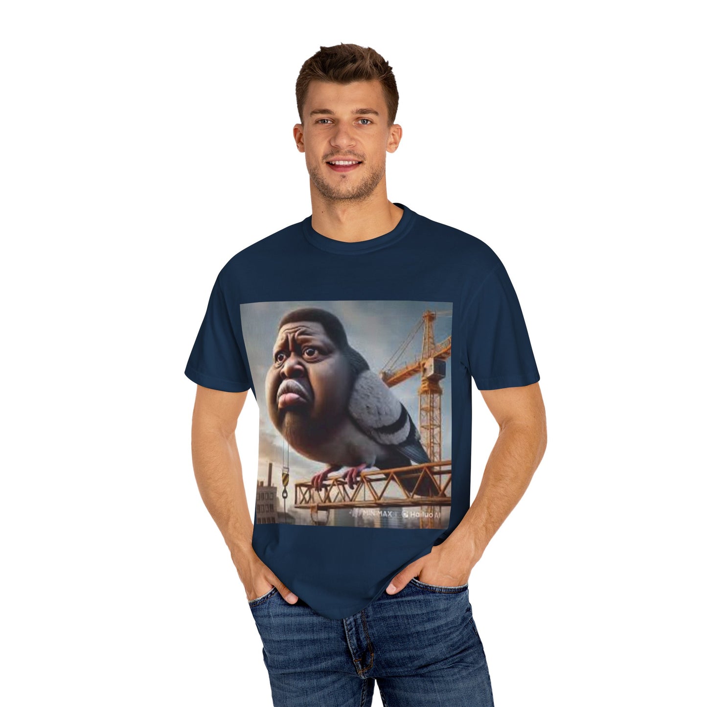 pigeon shirt man bird