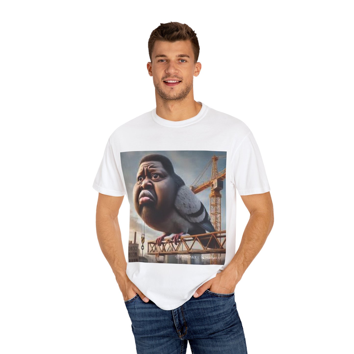 pigeon shirt man bird