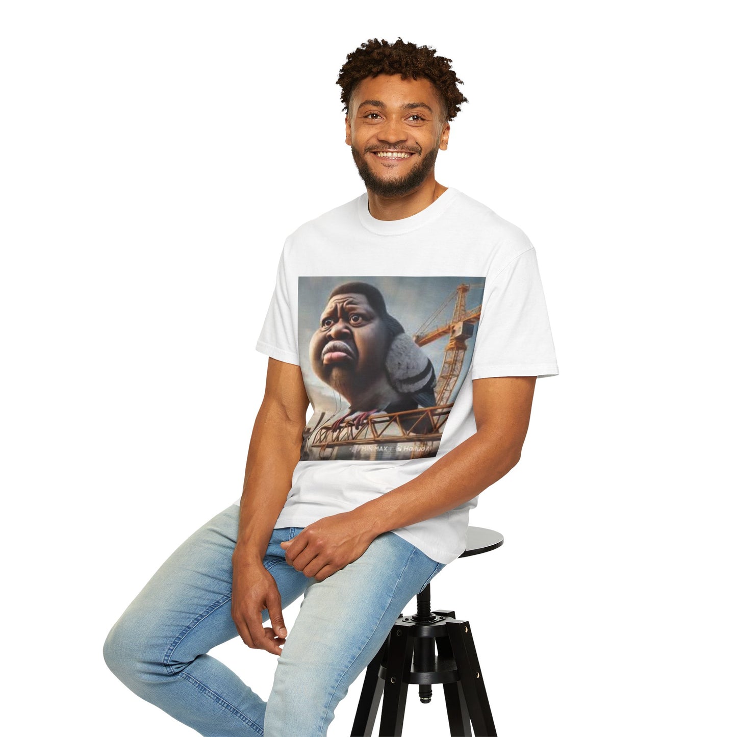 pigeon shirt man bird