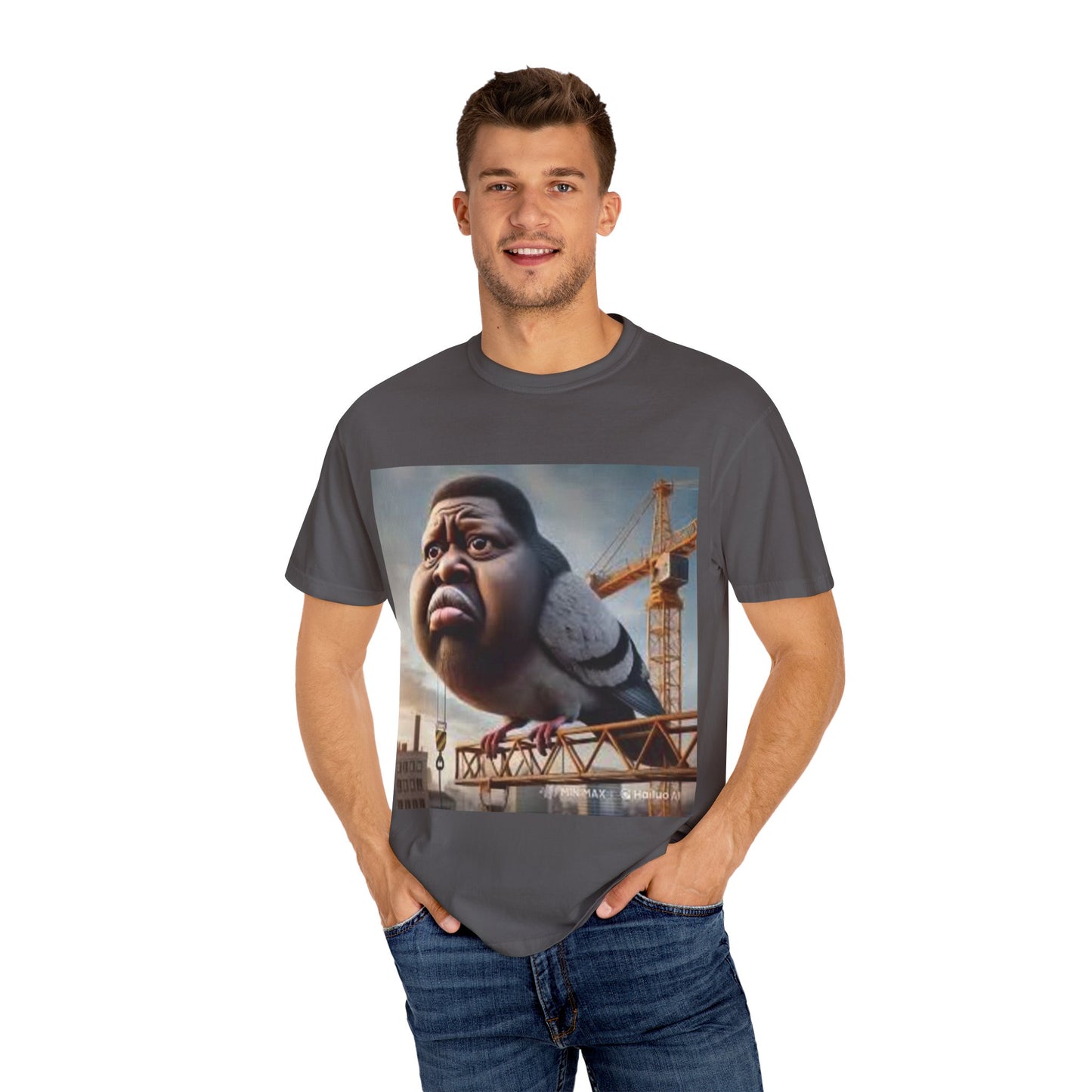 pigeon shirt man bird