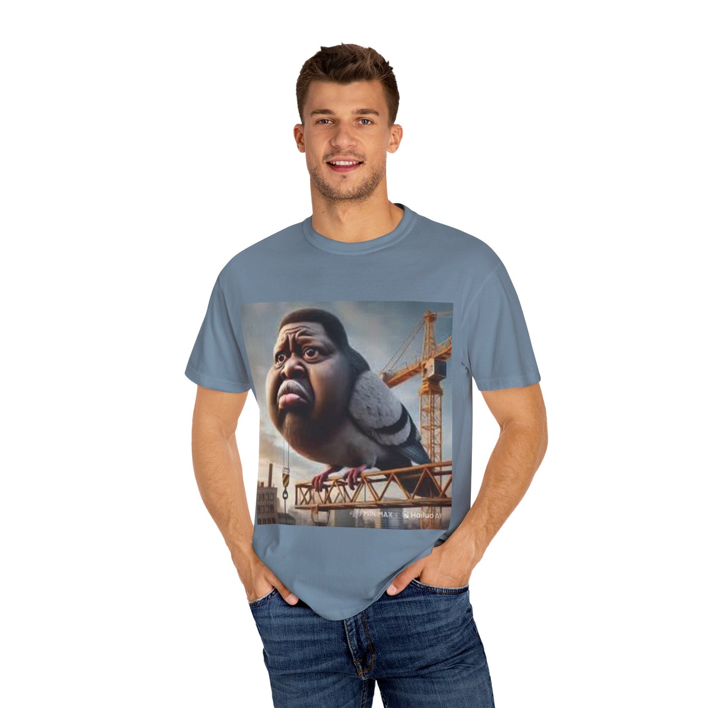 pigeon shirt man bird