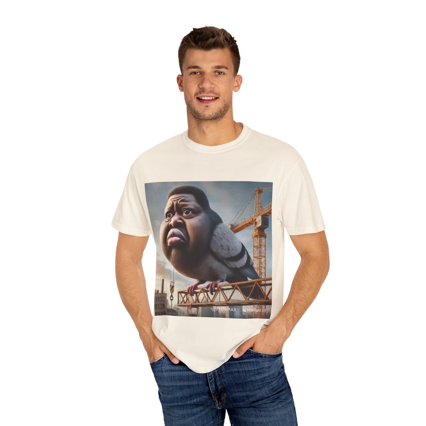 pigeon shirt man bird