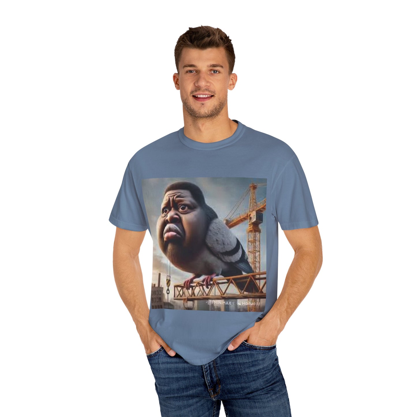 pigeon shirt man bird